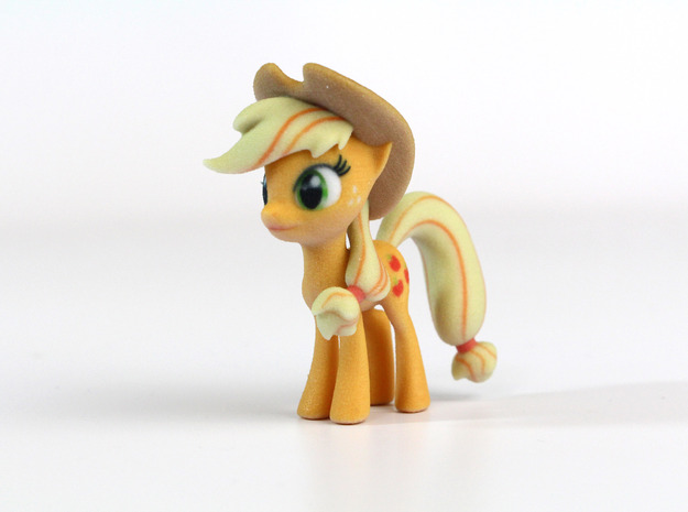 My Little Pony - AppleJack (≈67mm tall) in Full Color Sandstone