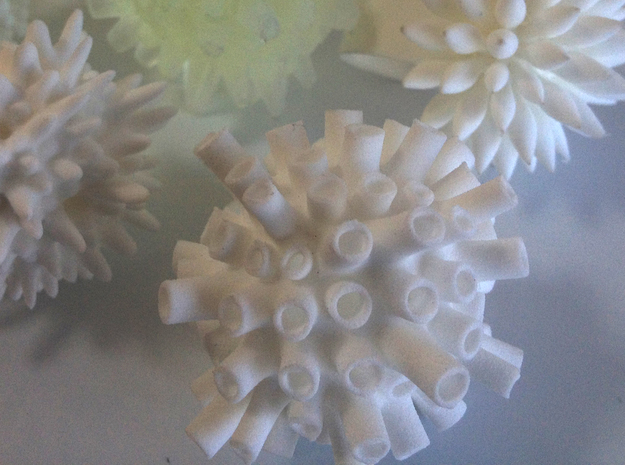 Spongy Ring in White Natural Versatile Plastic