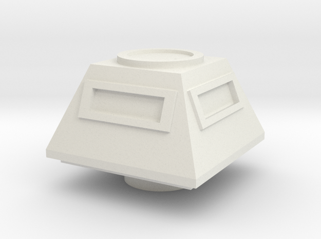 Turret Command Europe #1 (n-scale) in White Natural Versatile Plastic