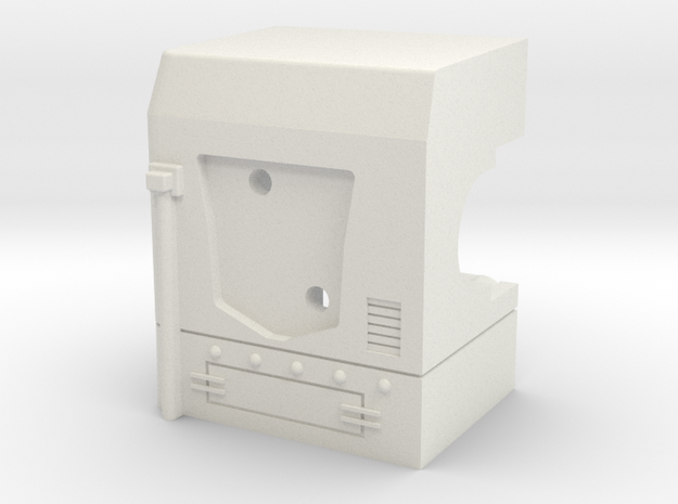 MP-10 Right Shoulder  in White Natural Versatile Plastic