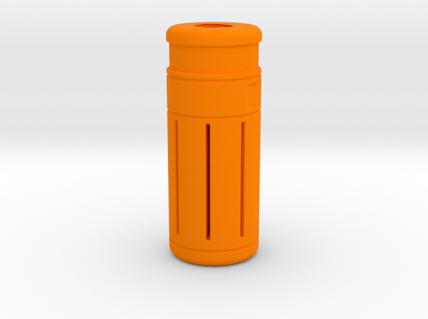80 mm Orange Tip 14 mm CCW in Orange Processed Versatile Plastic