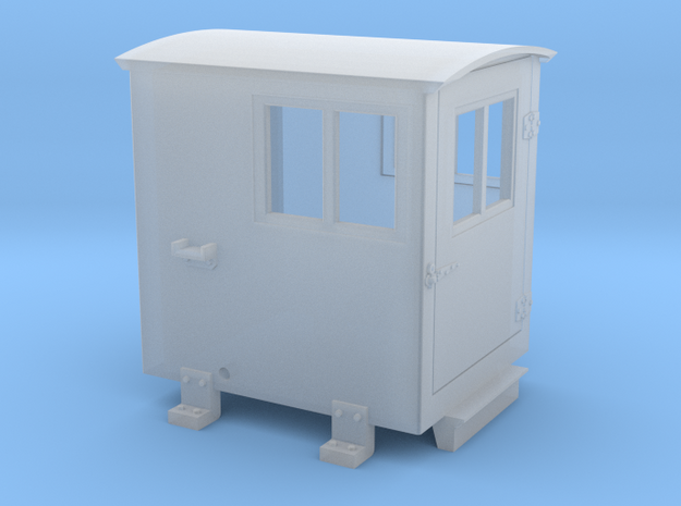 Southern Ry. Doghouse for Small Tenders - HO scale in Tan Fine Detail Plastic