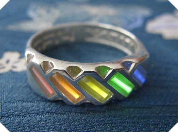US14 Ring XVII: Tritium in Polished Silver