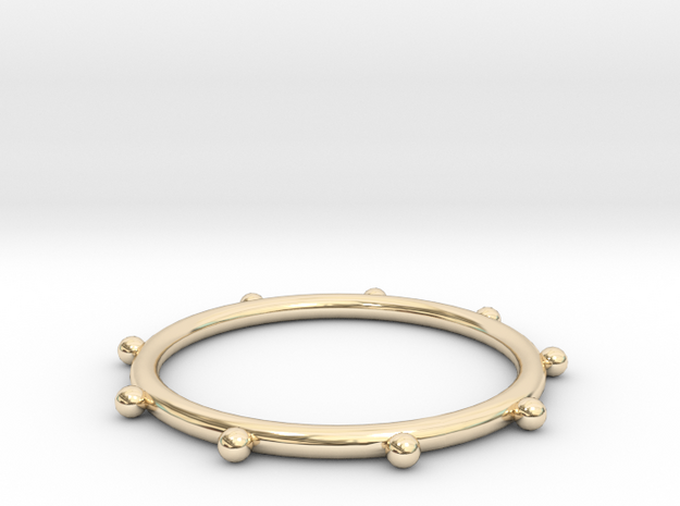Ball Ring - Sz. 6 in 14K Yellow Gold