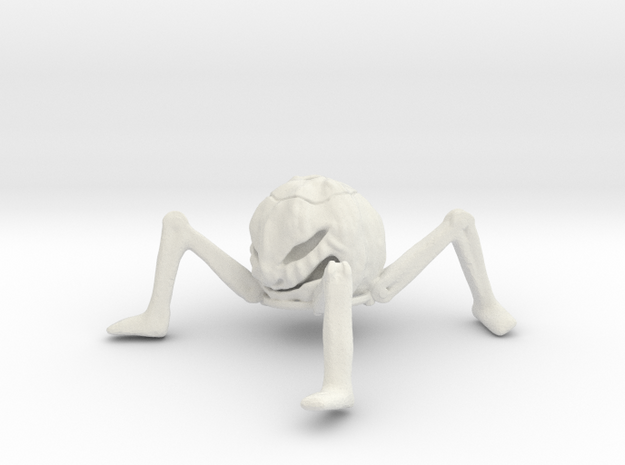 Pumpkin Hollow With Legs 75mm X 75mm in White Natural Versatile Plastic