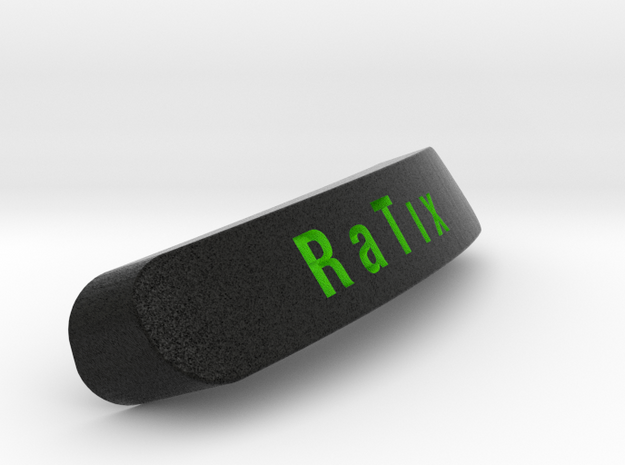 R A T ı X Nameplate for SteelSeries Rival in Full Color Sandstone