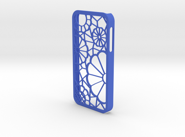 IPhone 5 Lace Case in Blue Processed Versatile Plastic