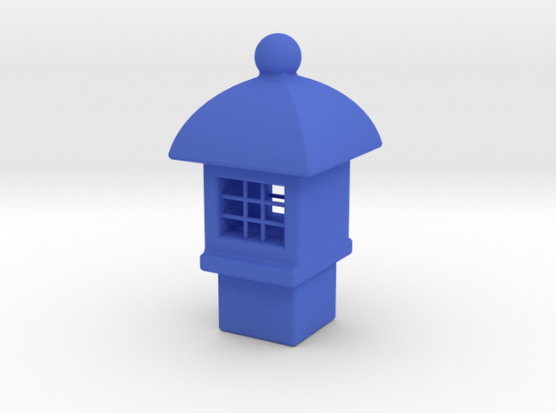 Spirit House - Tardis in Blue Processed Versatile Plastic