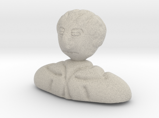 Sherlock Bust in Natural Sandstone
