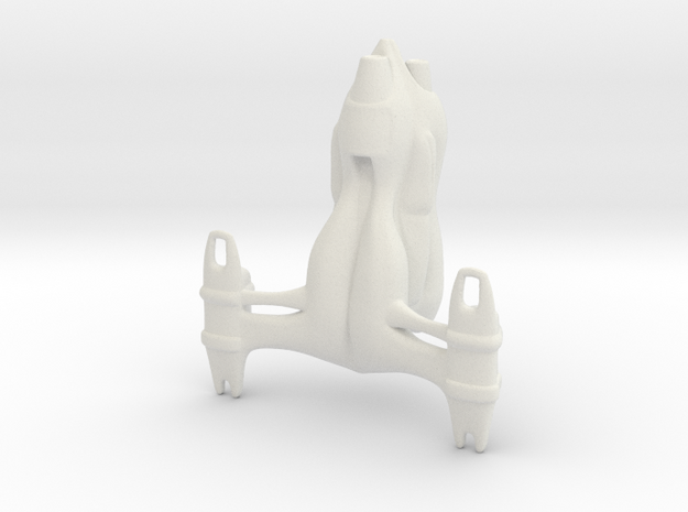 Nell Hollow Rescaled 2 in White Natural Versatile Plastic