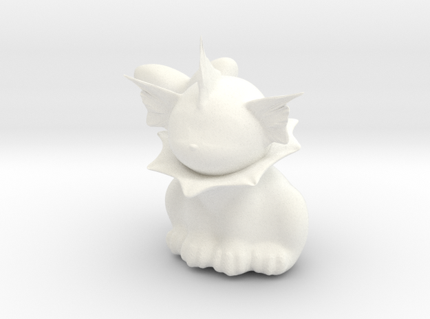 Vaporeon Figurine in White Processed Versatile Plastic