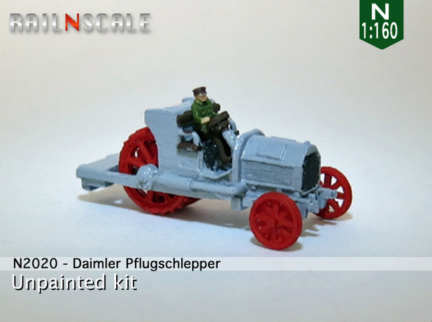 Daimler Pflugschlepper (N 1:160) in Tan Fine Detail Plastic