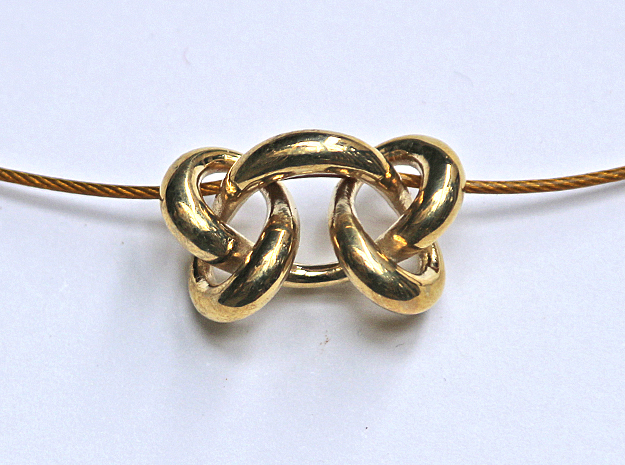 Knot B in Polished Brass