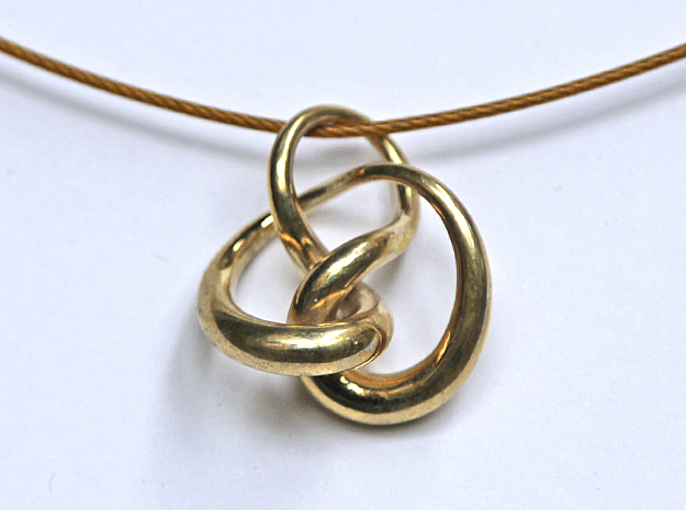 Knot F in Polished Brass