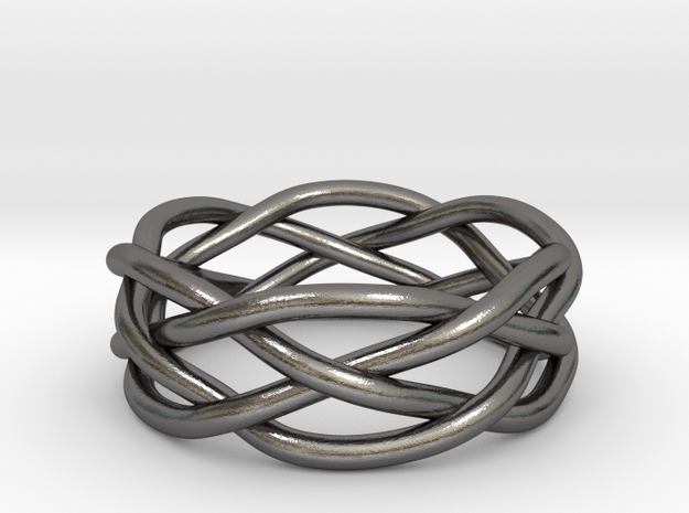 Dreamweaver Ring (Size 9.5) in Polished Nickel Steel