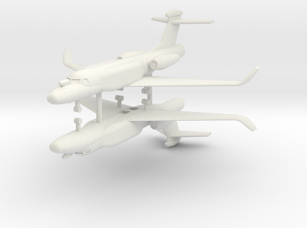 1/285 G550 Conformal Airborne Early Warning (x2) in White Natural Versatile Plastic