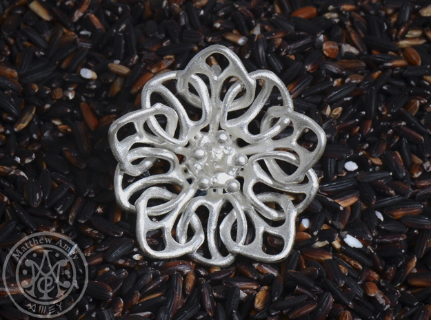 Blossom #4 in Polished Silver