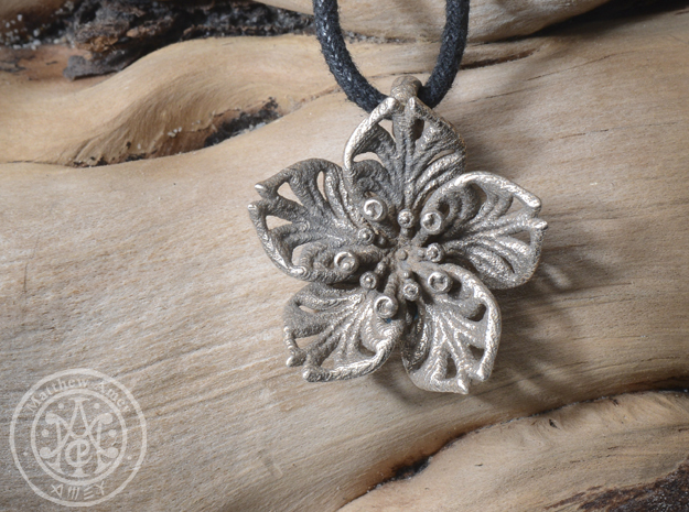 Blossom #5 in Polished Bronzed Silver Steel