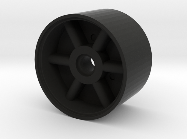 REON 1:1 MSE-6 Droid Front Wheel in Black Natural Versatile Plastic