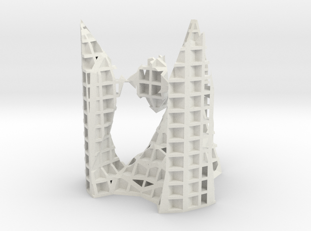 architekton with A2 and 2 - A1 singularities [XYZ] in White Natural Versatile Plastic