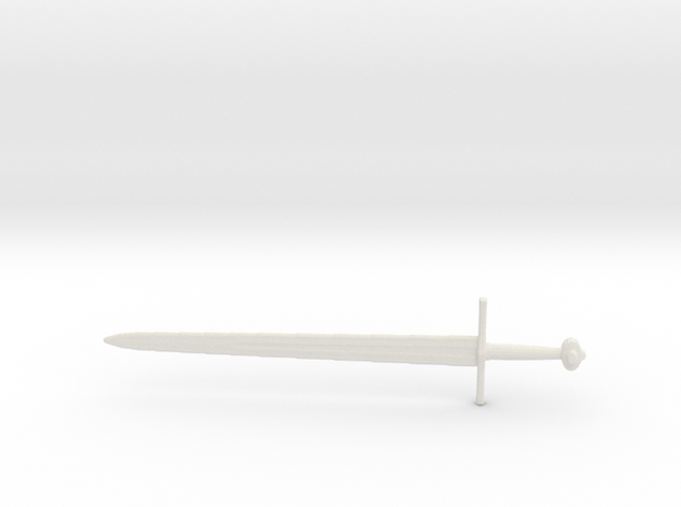 Broadsword Etched in White Natural Versatile Plastic