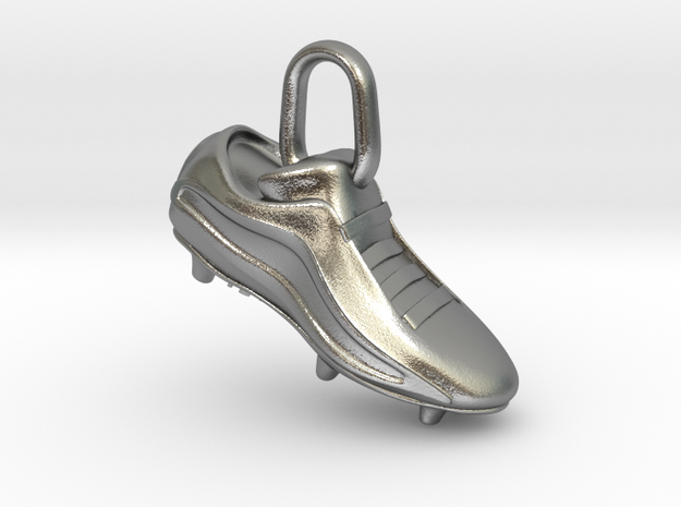 Soccer shoe in Natural Silver