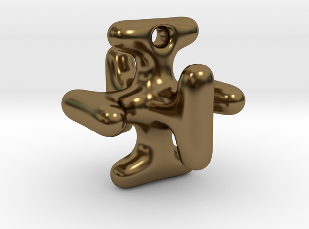 Multiverse Xcross in Polished Bronze