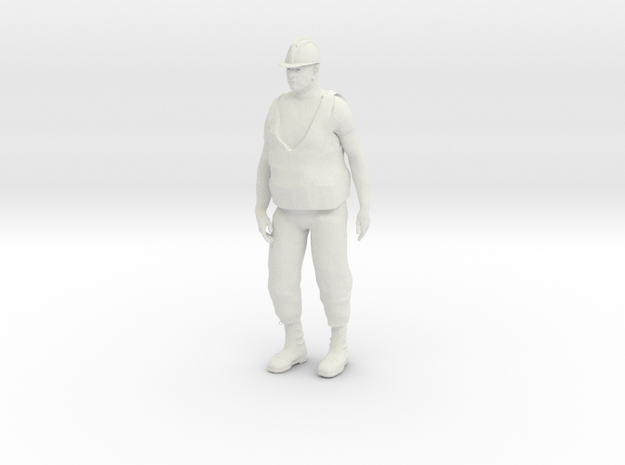 Workman 1/29 scale in White Natural Versatile Plastic