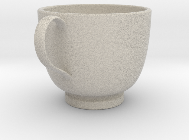 Turkish Coffee Cup in Natural Sandstone