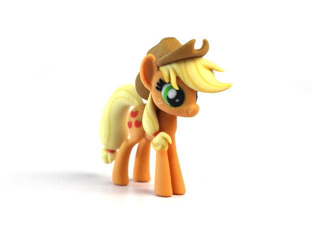 My Little Pony - Applejack (≈75mm tall) in Full Color Sandstone