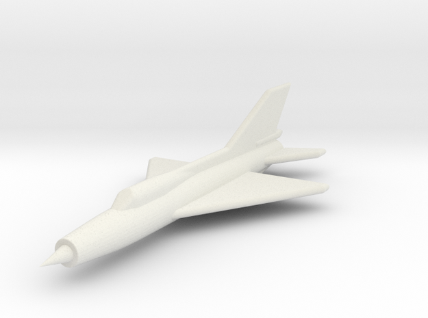JA12 MiG21PFM (1/285) in White Natural Versatile Plastic