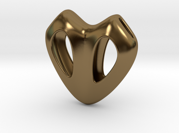 Cuore Hollow in Polished Bronze