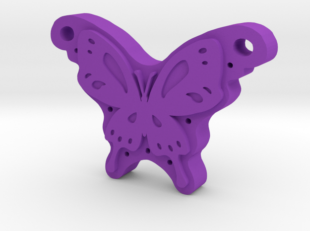 Butterfly in Purple Processed Versatile Plastic