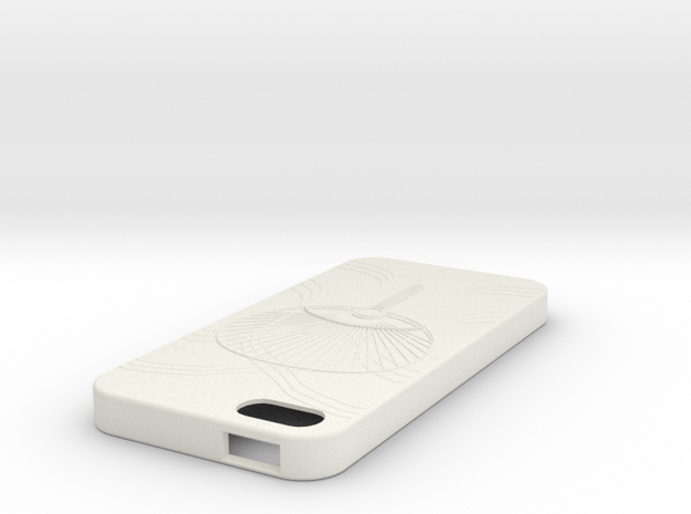 iPhone5case in White Natural Versatile Plastic