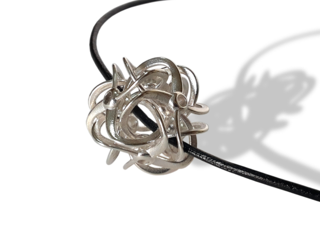CYCLES pendant (cm 2) in Polished Silver