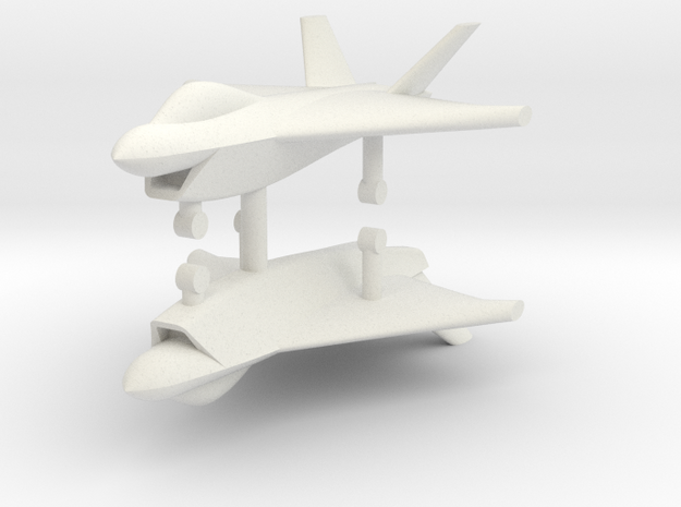 1/285 Boeing X-32 JSF (x2) in White Natural Versatile Plastic