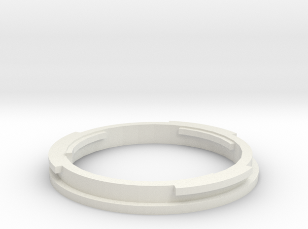 EFMount Adapter For Minolta SR lenses in White Natural Versatile Plastic