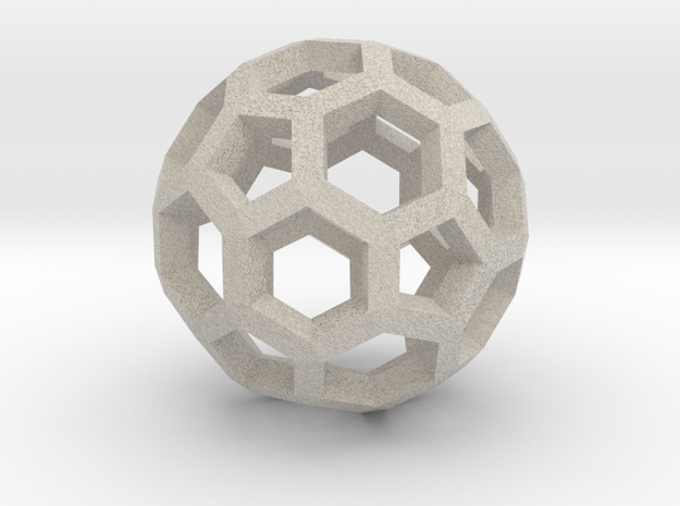 Soccerball pendiente in Natural Sandstone