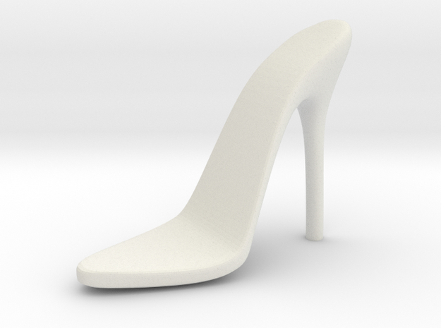 Women High Heel Base Right Shoe in White Natural Versatile Plastic
