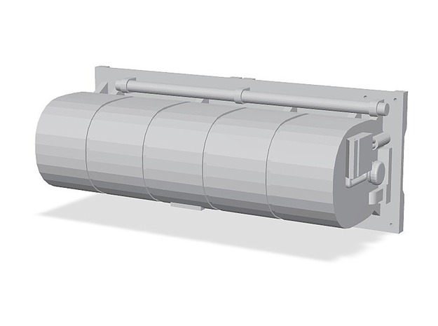 Windhoff MPV Tank Module for N Gauge, 1:148th Scal in Tan Fine Detail Plastic