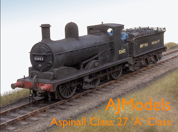 AJModels P03A L&Y A Class 27 for Bachmann Chassis in Tan Fine Detail Plastic