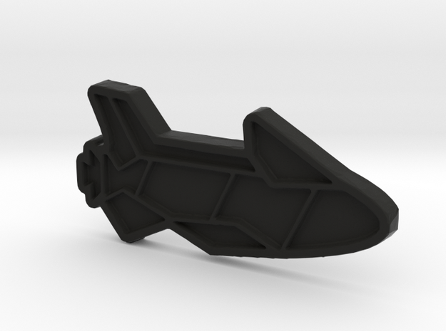 Ship #7 in Black Natural Versatile Plastic