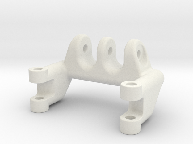 Axial SCX10 4-link holder for narrow axle in White Natural Versatile Plastic