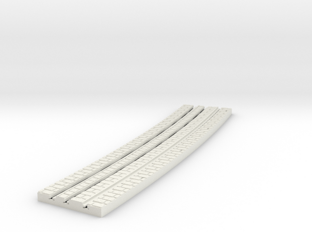 P-9-165st-long-y-curved-outside-1a in White Natural Versatile Plastic