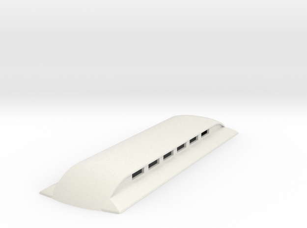 Sn2 replacement roof for short coaches  in White Natural Versatile Plastic