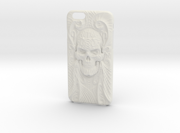 El Cráneo Sola iPhone 6 Case in White Natural Versatile Plastic