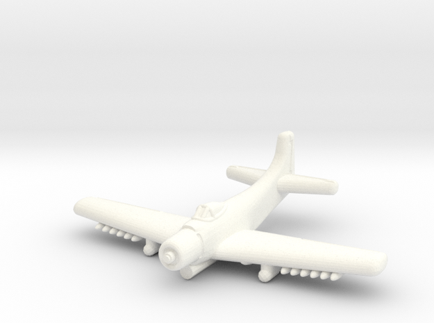 A-1 Skyraider-1/285 Scale (Qty.1) in White Processed Versatile Plastic