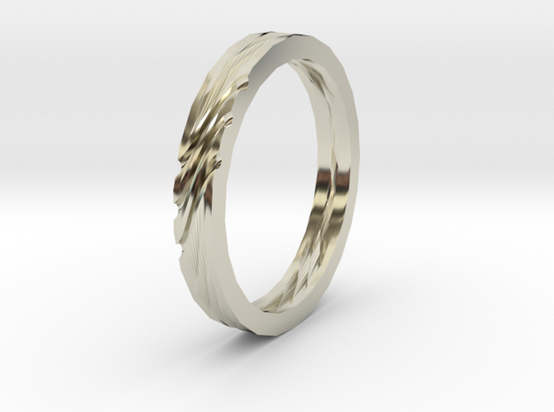 SWIRL ring | size: 6.5 in 14k White Gold