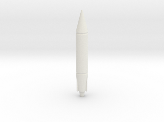 JK Mini Rocket LH Gauntlet in White Natural Versatile Plastic