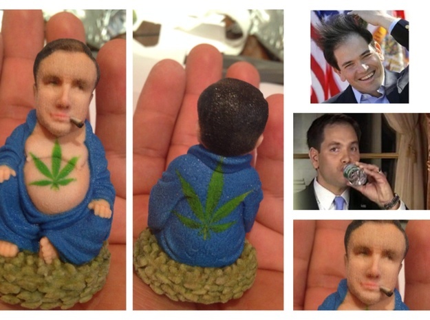 Cotton Mouth Marco Rubio Inaction Figure in Full Color Sandstone